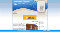 Desktop Screenshot of kingsnortonsurgery.nhs.uk